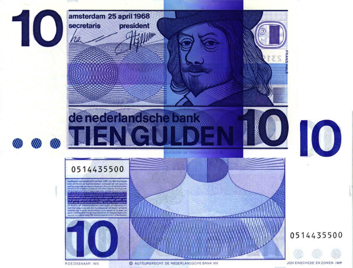 10 Gulden 1968 Frans Hals