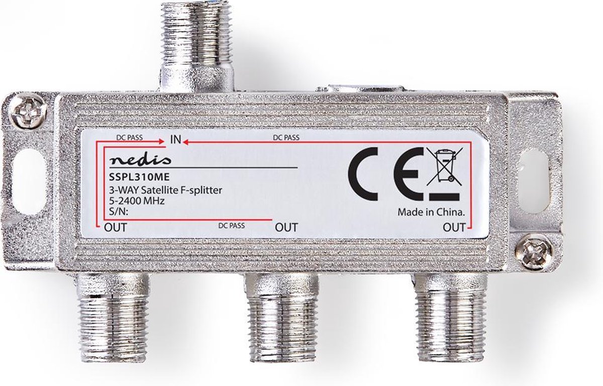 3-voudig satelliet verdeelelement