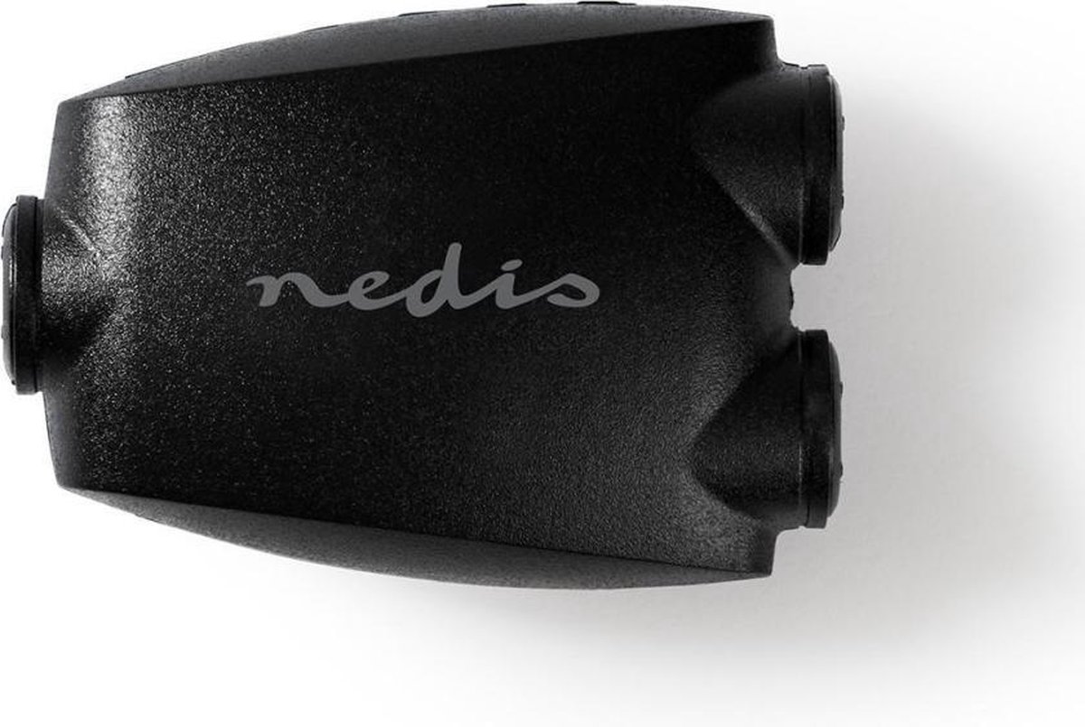 Nedis - Nedis CAGB25940BK Toslink-adapter Toslink Female - 2x Toslink Female Zwart - 30 Dagen Niet Goed Geld Terug