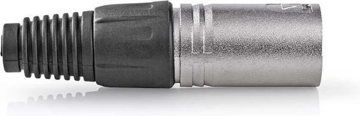 Nedis - Nedis CAGP15972ME Xlr-connector Xlr 5-pins Male 10 Stuks Metaal - 30 Dagen Niet Goed Geld Terug