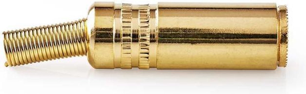 Nedis - Nedis CAVC22910GD Jack-stereoconnector 3,5 Mm Female 25 Stuks Goud - 30 Dagen Niet Goed Geld Terug