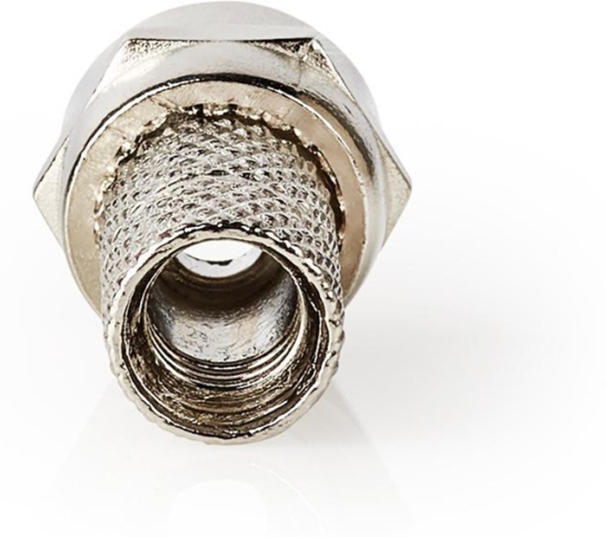 Nedis - Nedis CSVC41906ME F-connector Mannelijk Voor 5,0mm-coaxkabels 25 Stuks Metaal - 30 Dagen Niet Goed Geld Terug