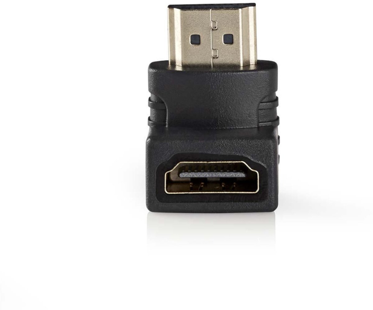 Nedis - Nedis CVBW34901AT Hdmi™-adapter Hdmi™-connector 90° Haaks - Hdmi™ Female - 30 Dagen Niet Goed Geld Terug