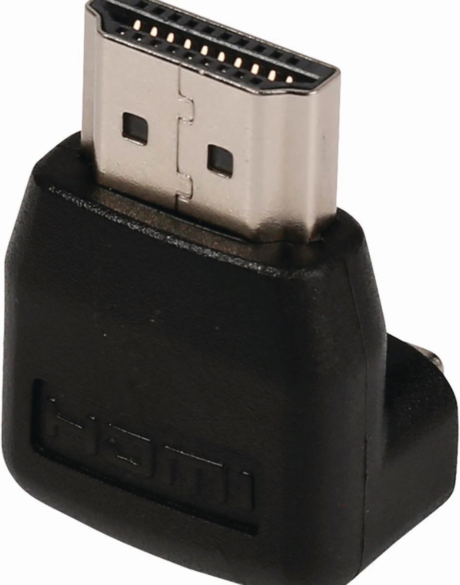 Nedis - Nedis CVGB34902BK Hdmi™-connector 270° Haaks Hdmi™-connector - Hdmi™ Female Zwart - 30 Dagen Niet Goed Geld Terug