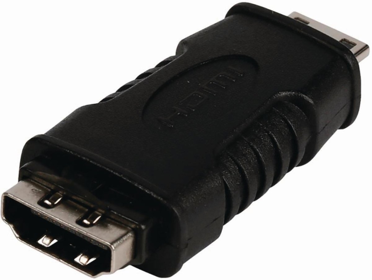 Nedis - Nedis CVGB34906BK Hdmi™-adapter Hdmi™-miniconnector - Hdmi™ Female Zwart - 30 Dagen Niet Goed Geld Terug