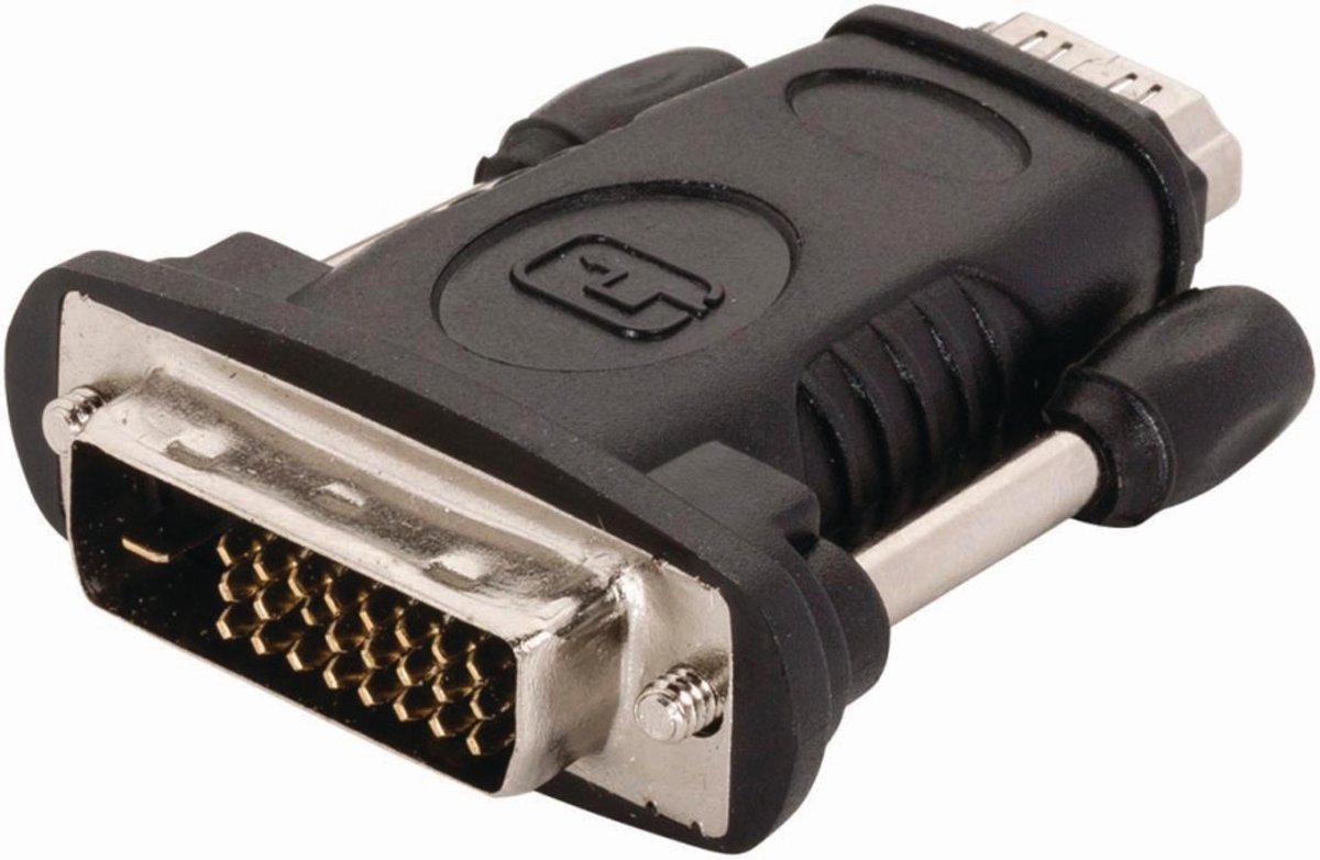 Nedis - Nedis CVGB34912BK Hdmi™ - Dvi-adapter Dvi-d 24+1-pins Male - Hdmi™ Female Zwart - 30 Dagen Niet Goed Geld Terug