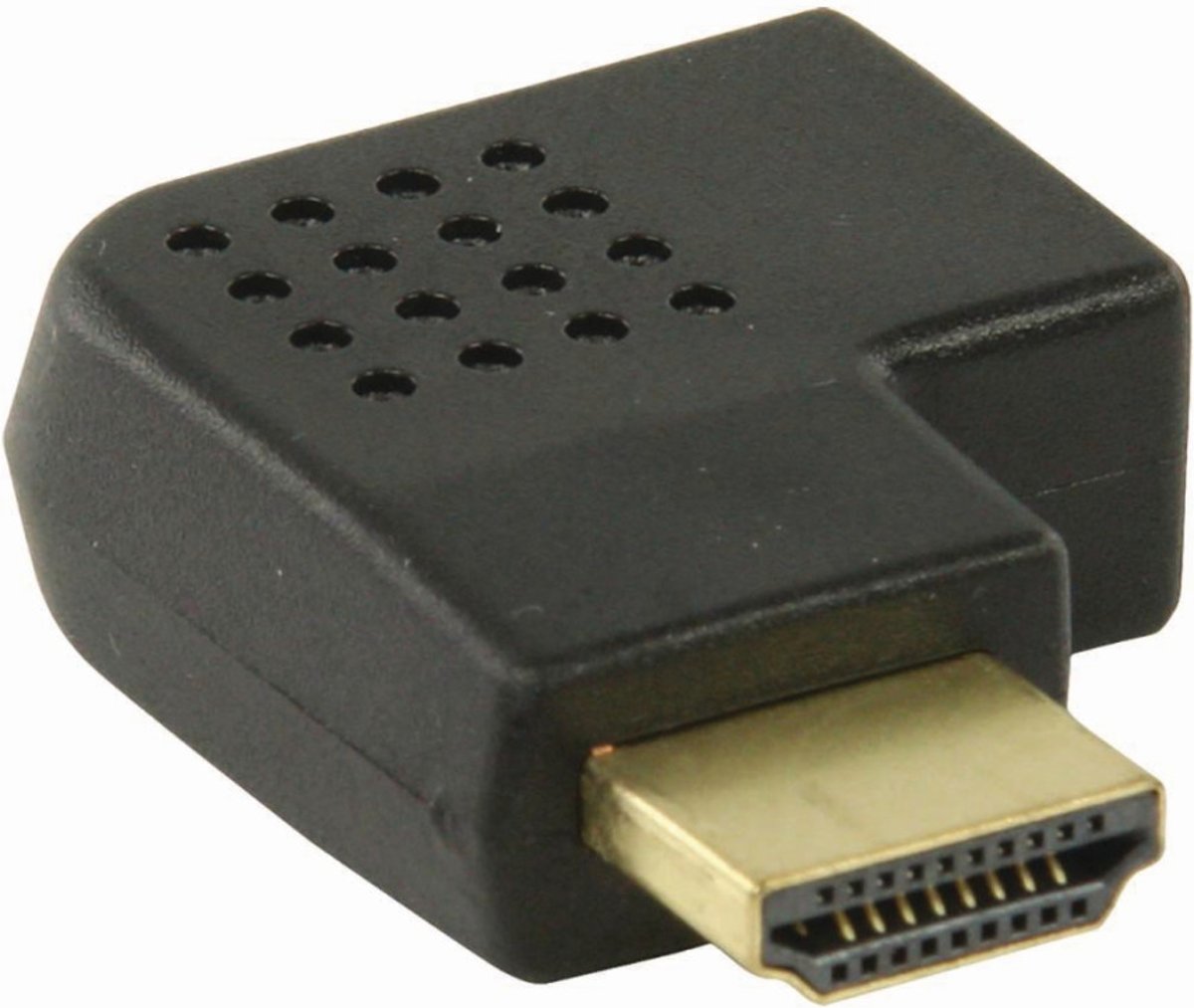 Nedis - Nedis CVGP34904BK Hdmi™-adapter Hdmi™-connector - Hdmi™ Female Rechts Gehoekt Zwart - 30 Dagen Niet Goed Geld Terug