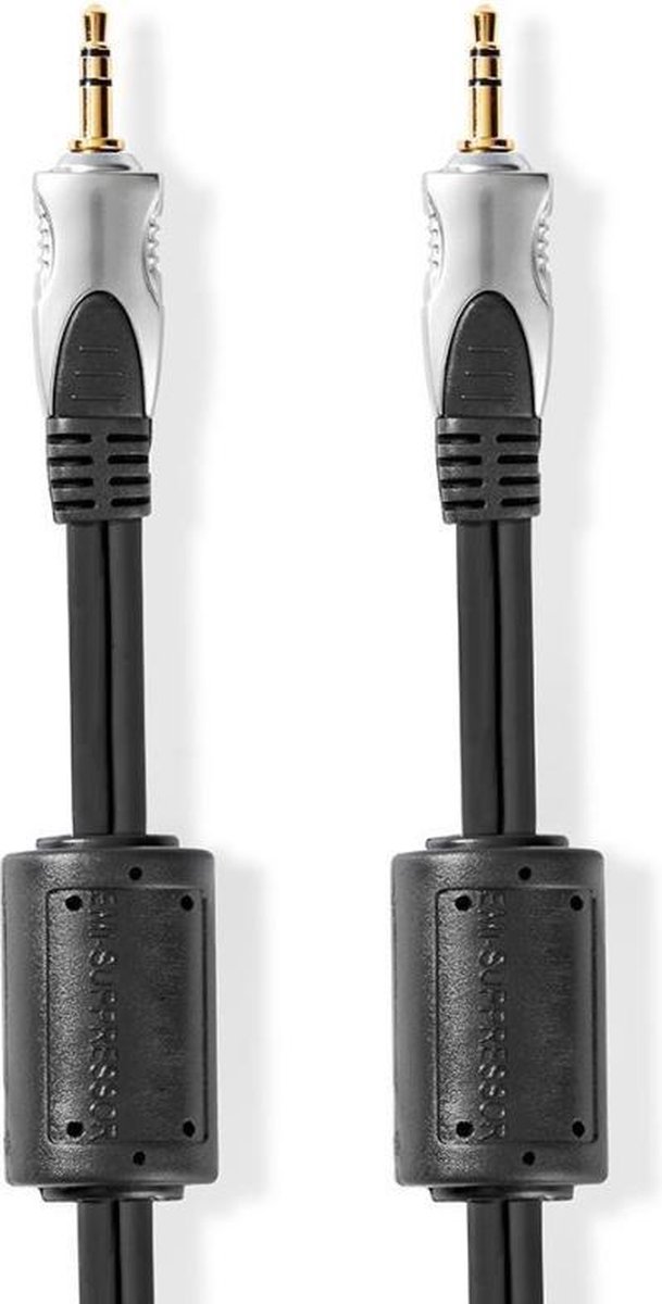 Nedis CAGC22000AT15 Stereo-audiokabel 3,5 Mm Male - 3,5 Mm Male 1,50 M Antraciet