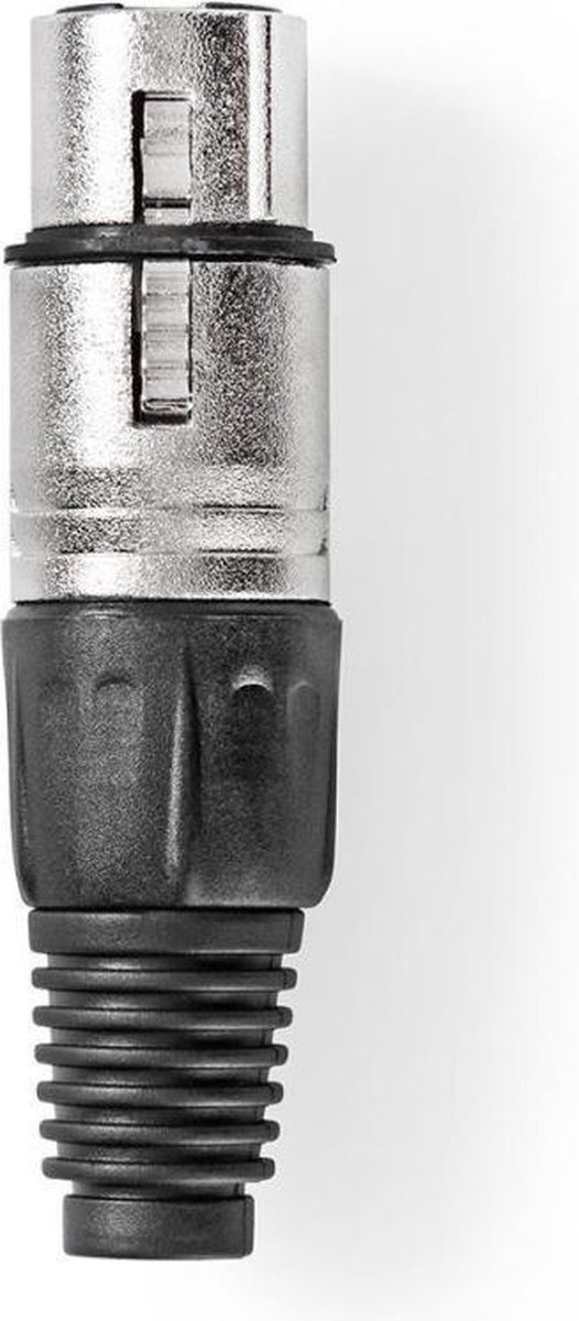 Nedis CAGP15970ME Xlr-connector Xlr 4-pins Female 10 Stuks Metaal