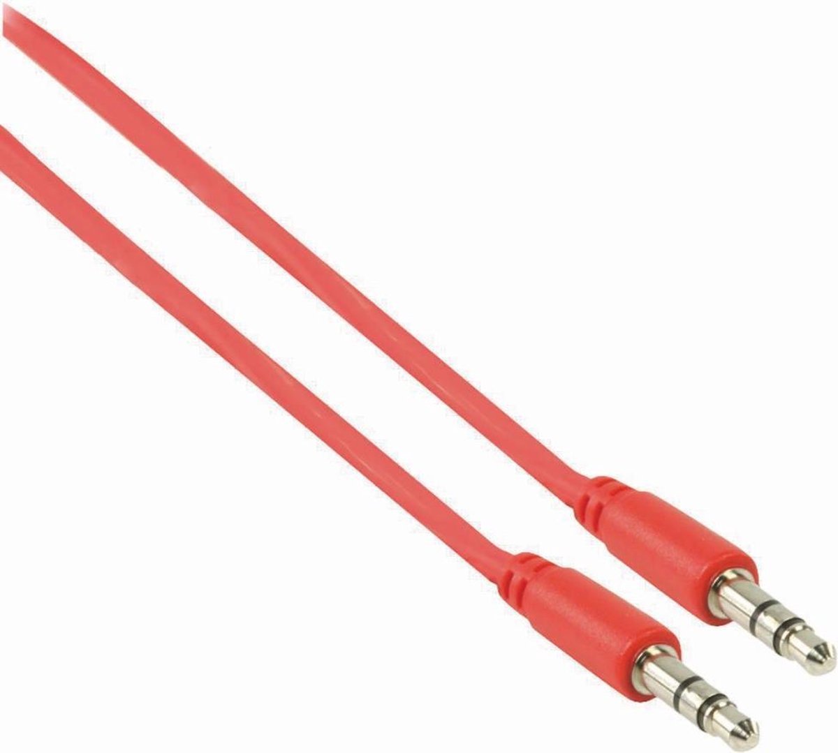 Nedis CAGP22005RD10 Stereo-audiokabel 3,5 Mm Male - 3,5 Mm Male 1,0 M Rood