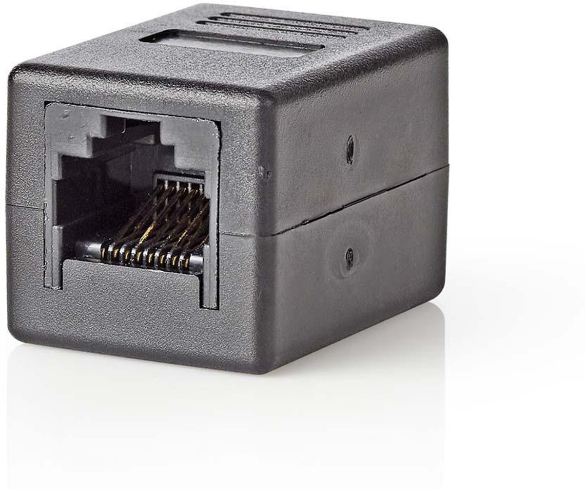 Nedis CAT6-Netwerkadapter RJ45 (8P8C) F-RJ45 (8P8C) F BK