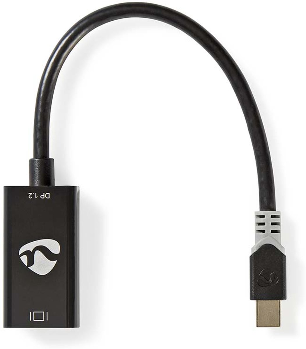 Nedis CCBP37650AT02 DisplayPort kabel 0,2 m Mini DisplayPort HDMI Antraciet