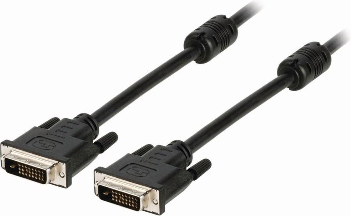 Nedis CCGB32000BK20 Dvi-kabel Dvi-d 24+1-pins Male - Dvi-d 24+1-pins Male 2,0 M Zwart