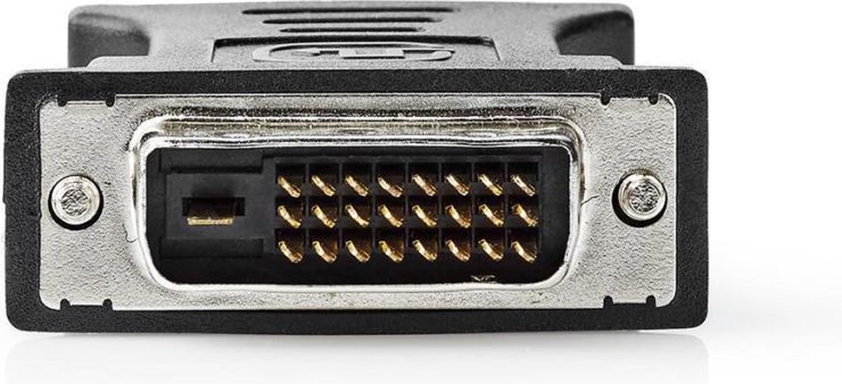 Nedis CCGB32902BK Dvi - Vga-adapter Dvi-d 24+1-pins Male - Vga Female Zwart