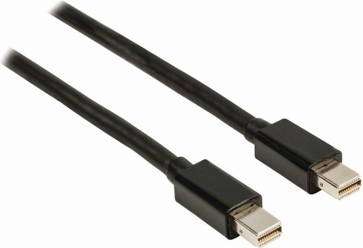 Nedis CCGP37500BK20 Mini-displayport-kabel Mini-displayport Male - Mini-displayport Male 2,0 M Zwart