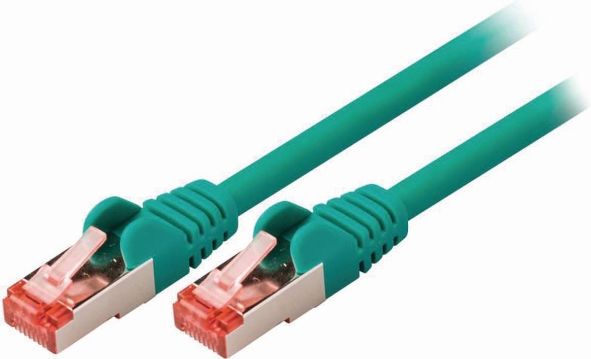 Nedis CCGP85221GN025 Cat6 S/ftp-netwerkkabel Rj45 Male - Rj45 Male 0,25 M Groen