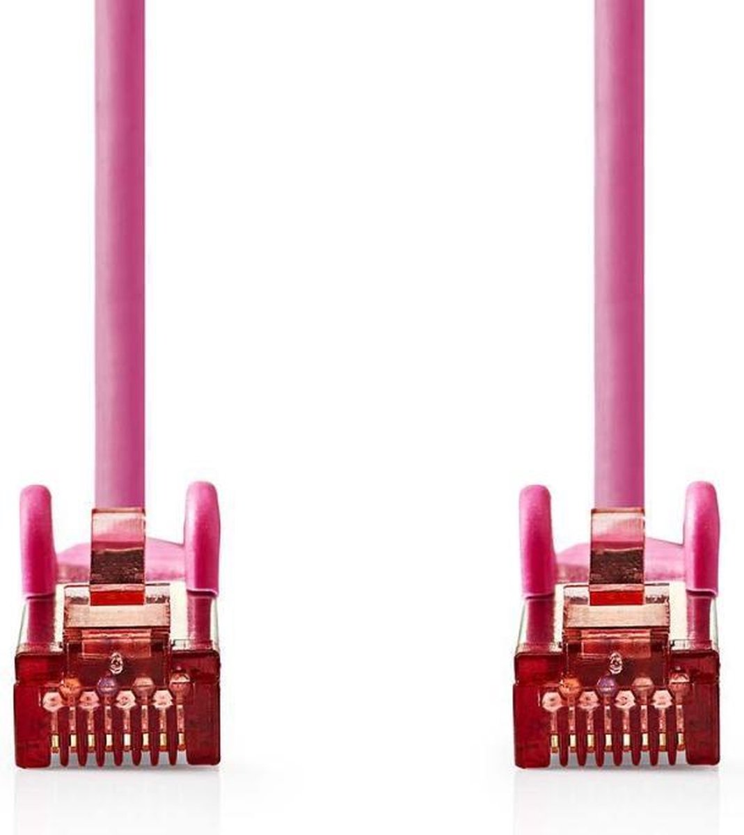 Nedis CCGP85221PK100 Cat6 S/ftp-netwerkkabel Rj45 Male - Rj45 Male 10 M Roze