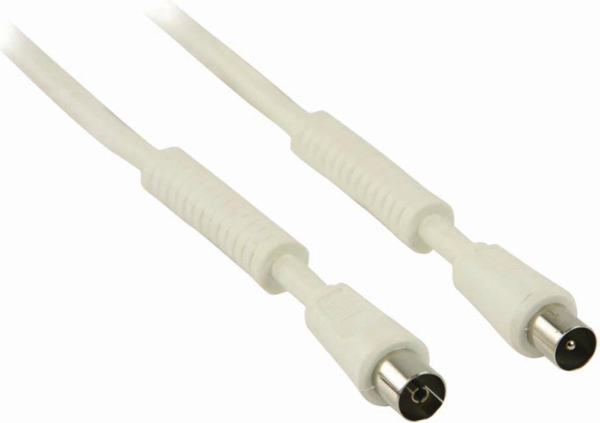 Nedis CSGP40020WT100 Coaxkabel 120 Db Iec (coax) Male - Iec (coax) Female 10 M Wit