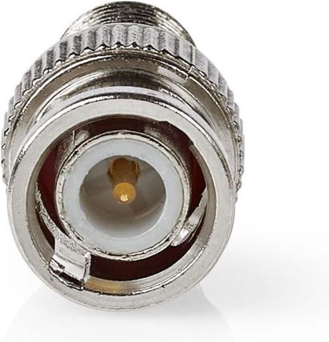 Nedis CSGP41967ME Coax-adapter F Bnc Male - F-connector Female Zilver