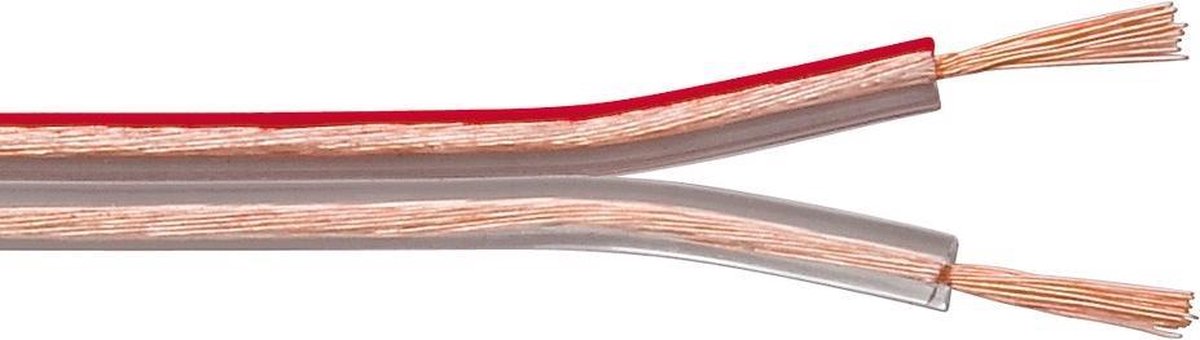 Nedis Luidspreker kabel (CCA) - 2x 4,00mm² / transparant - 10 meter