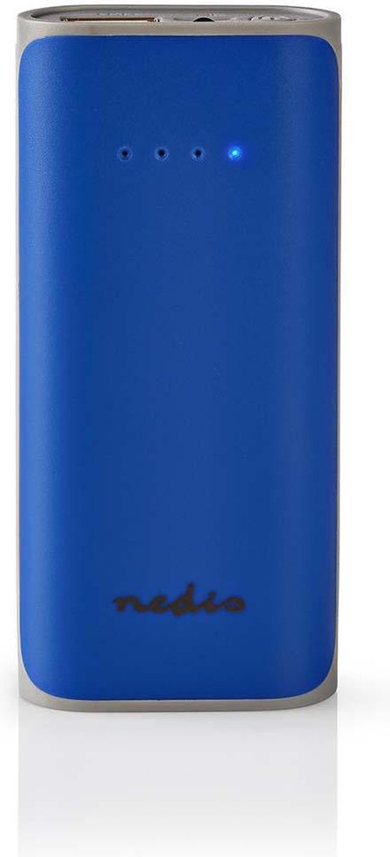 Nedis Powerbank met 1 USB-A poort (max. 1A) - 5.000 mAh / blauw