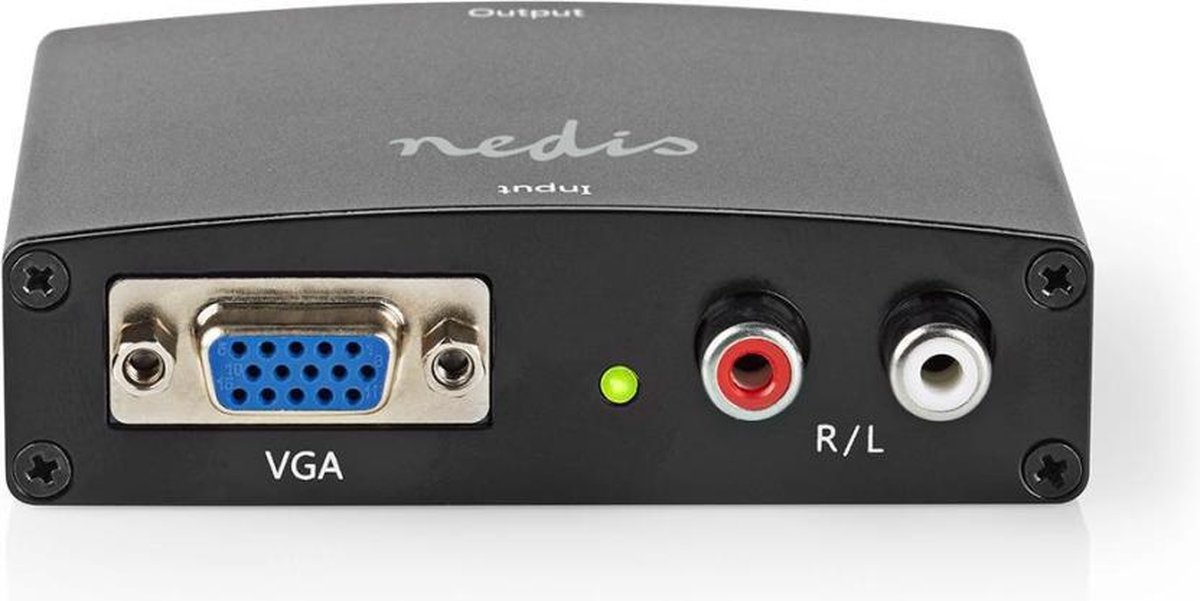 Nedis VCON3454AT Vga-naar-hdmi™-converter 1-wegs - Vga + 2x Rca (l/r)-ingang Hdmi™-uitgang