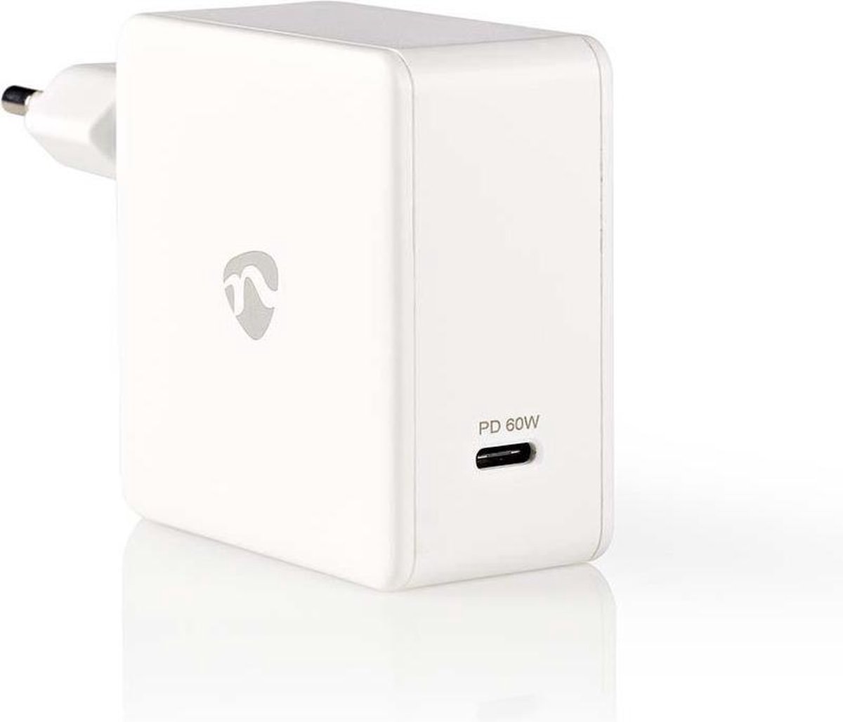 Nedis thuislader met 1 USB-C PD poort - 60W / wit