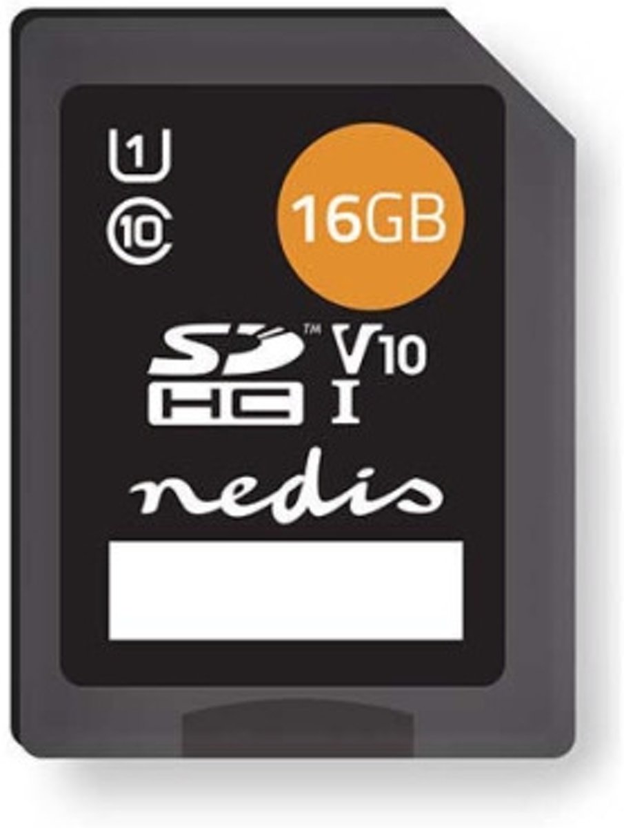 SDHC kaart 16 GB (class 10)