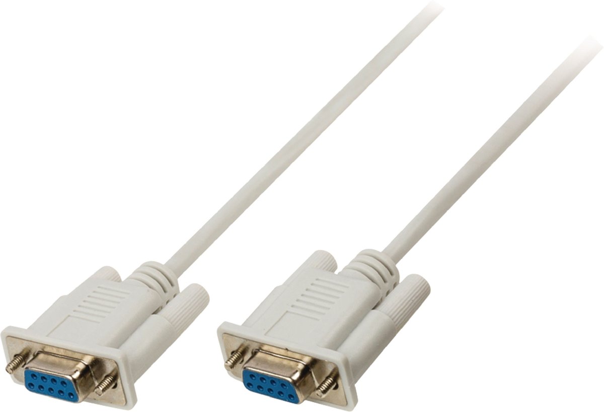 Serial Cable D-SUB 9-Pin Female - D-SUB 9-Pin Female 3.00 m Ivory