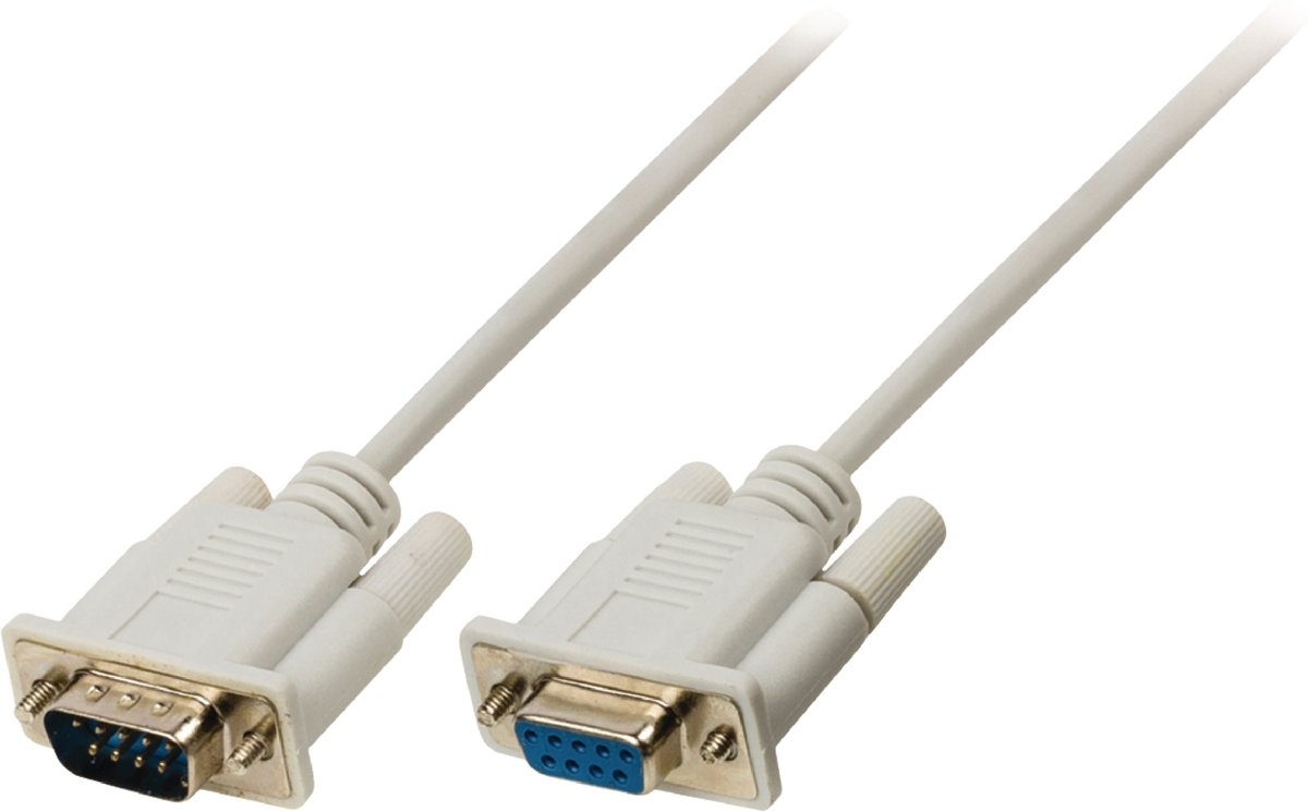 Serial Cable D-SUB 9-Pin Male - D-SUB 9-Pin Female 5.00 m Ivory