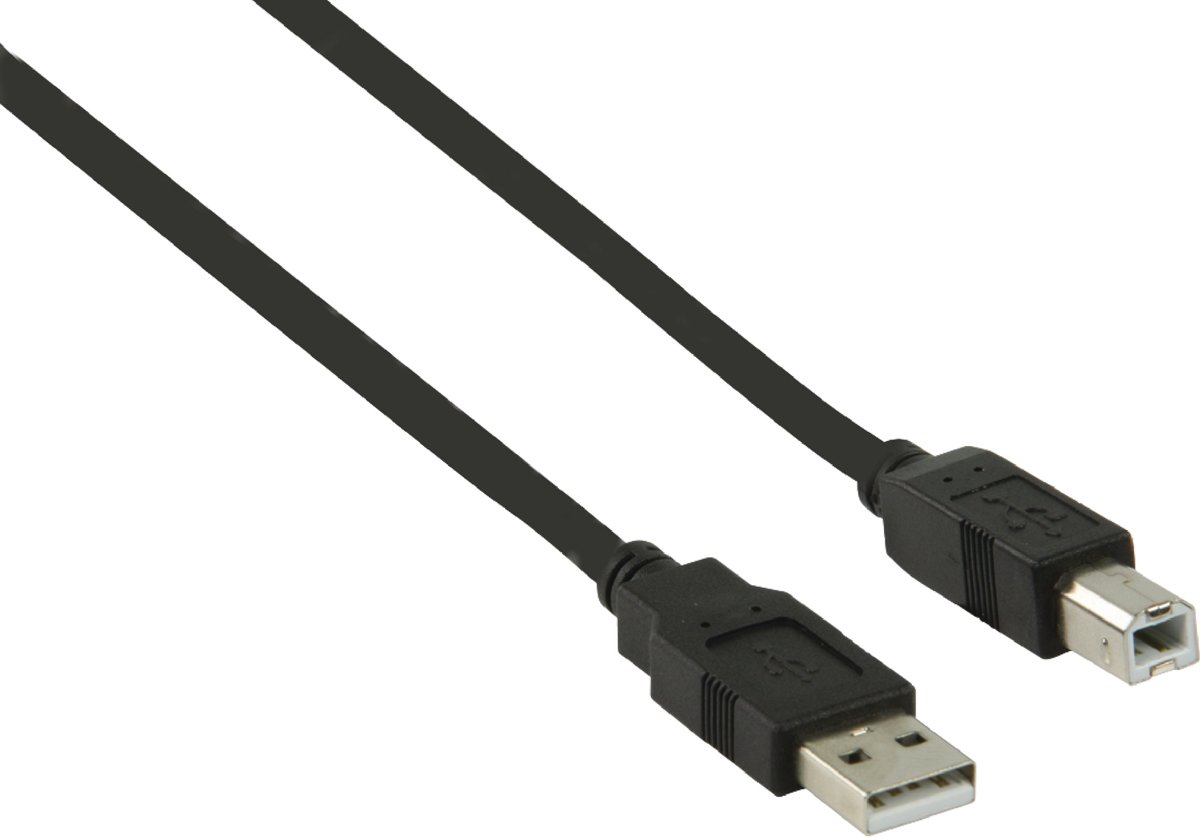 USB 2.0 Cable USB-A Male - USB-B Male Round 3.0 m Black