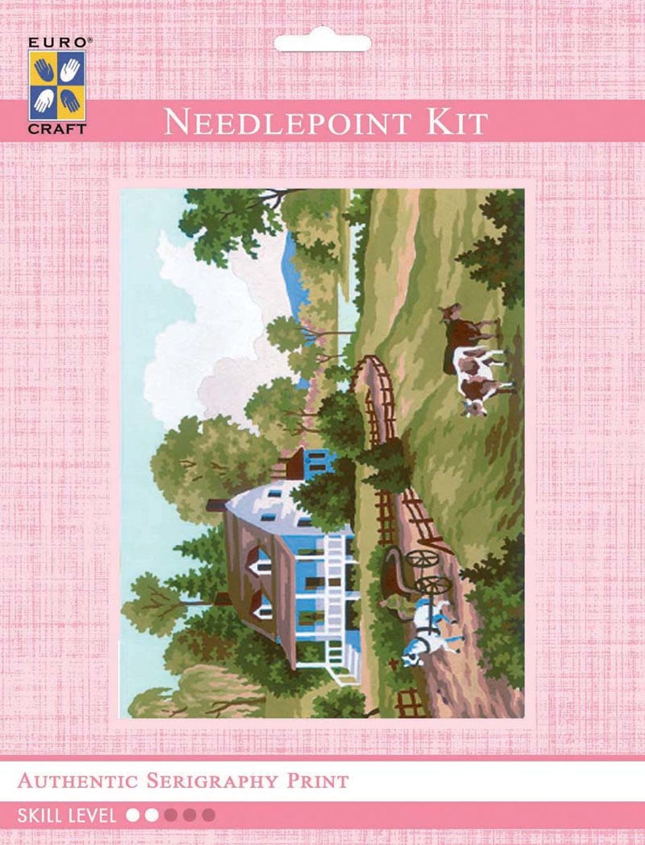 3209K - Eurocraft NEEDLEPOINT KIT 14x18cm Autumn