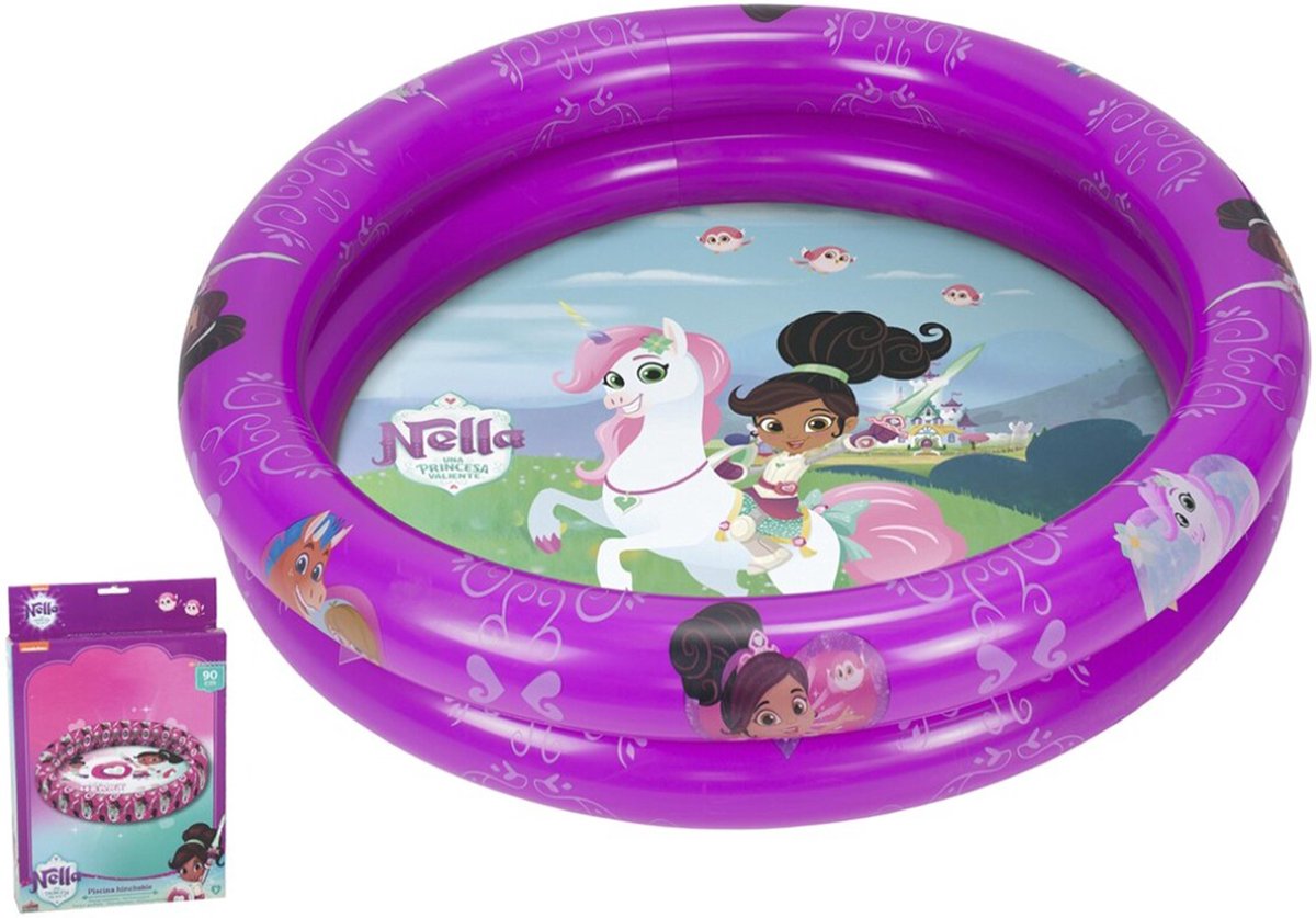 opblaaszwembad Nella de Ridder Prinses meisjes 90 cm PVC Paars