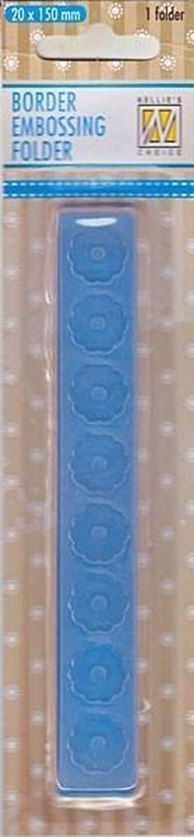 BOF008 Xmas Biscuits border -   Embossingfolder kerstmis - folder kerstkoekjes koekjes rand