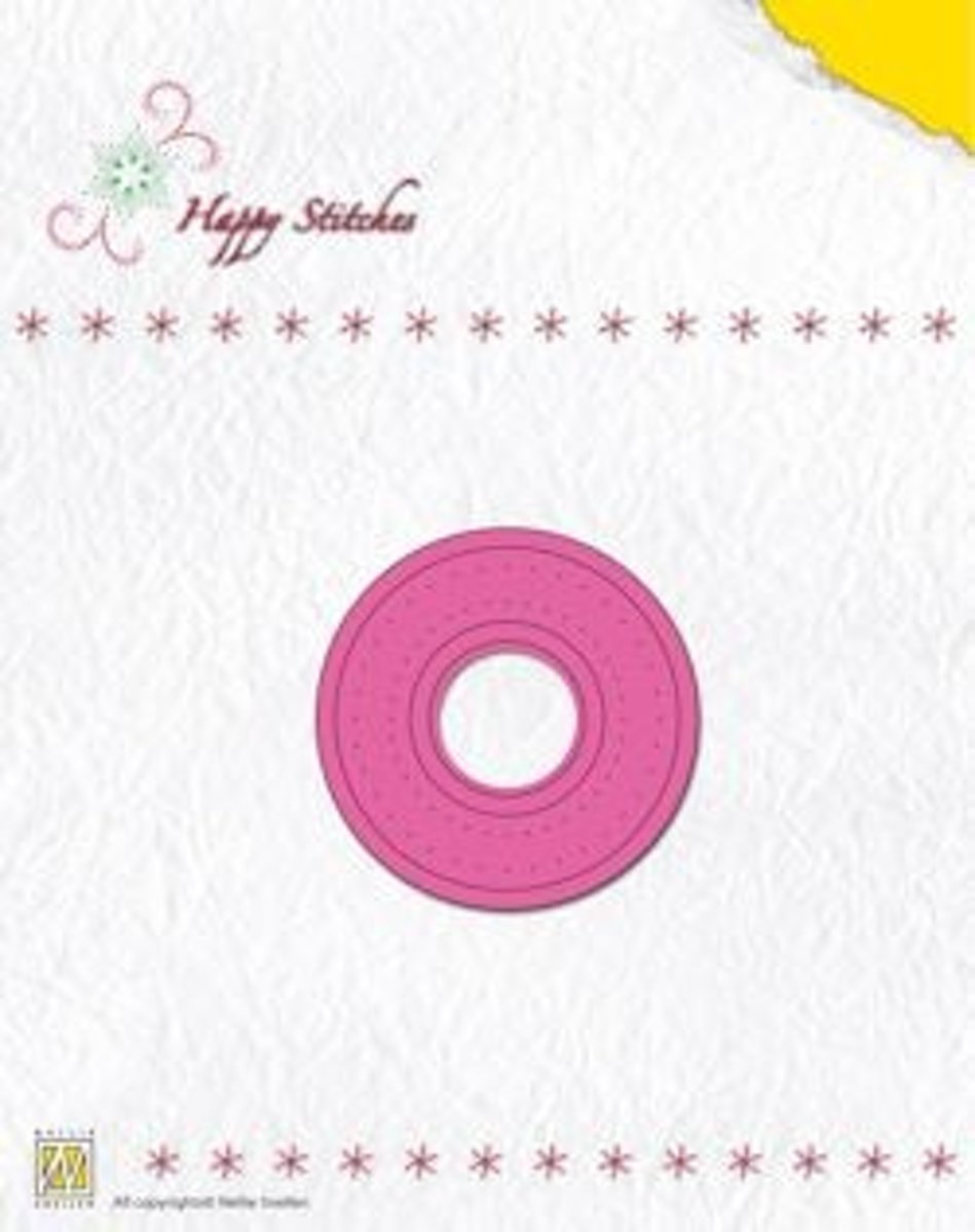 Nellies Choice Happy Stitches Mal - cirkel HSD005