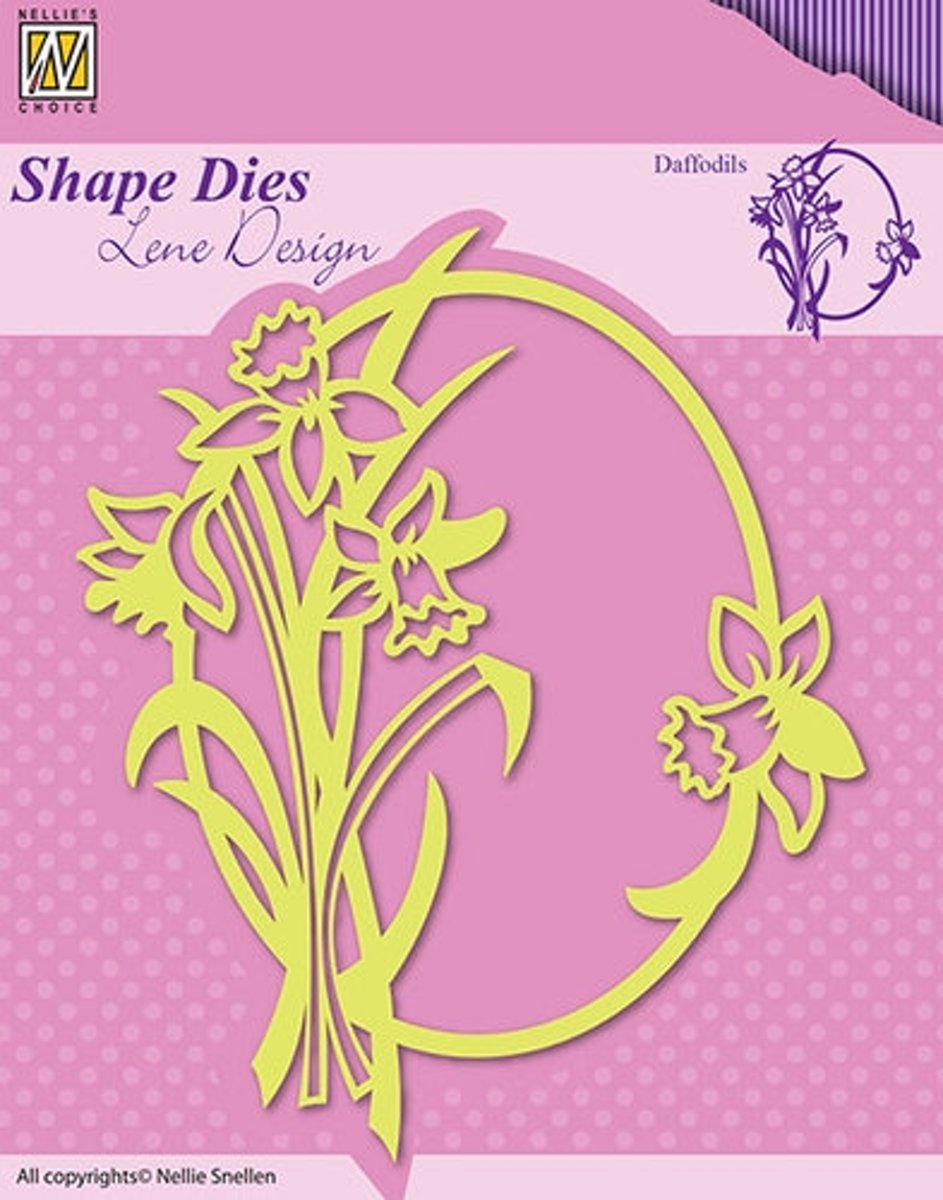 Shape Dies - Lene Design - Spring flowers Daffodils