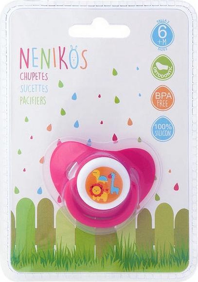 Silicone dummy Animals Nenikos +6M 112023