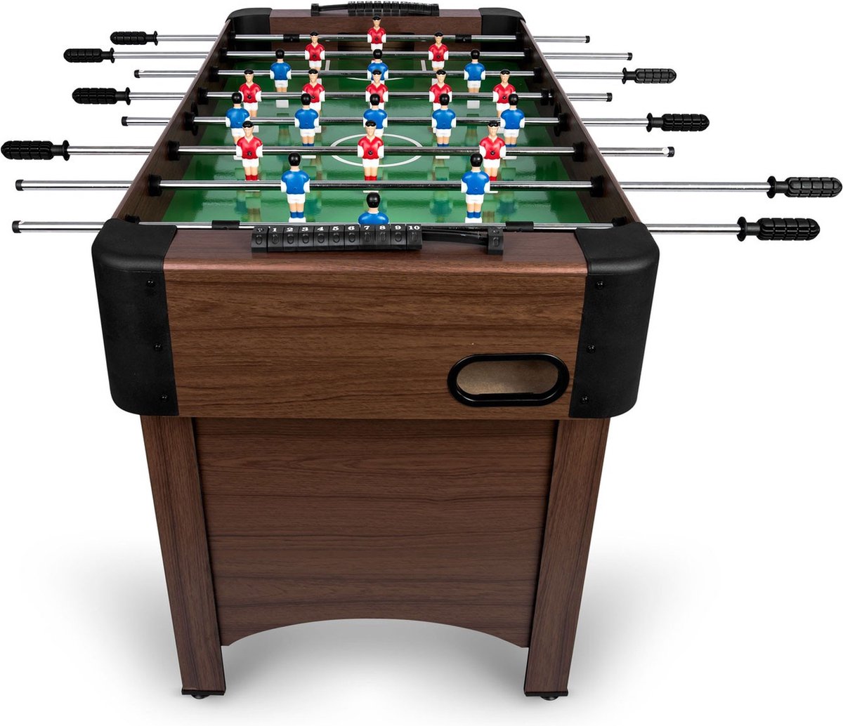 Neosport tafelvoetbaltafel - 118x61x79 cm - NS-804 donkerbruin