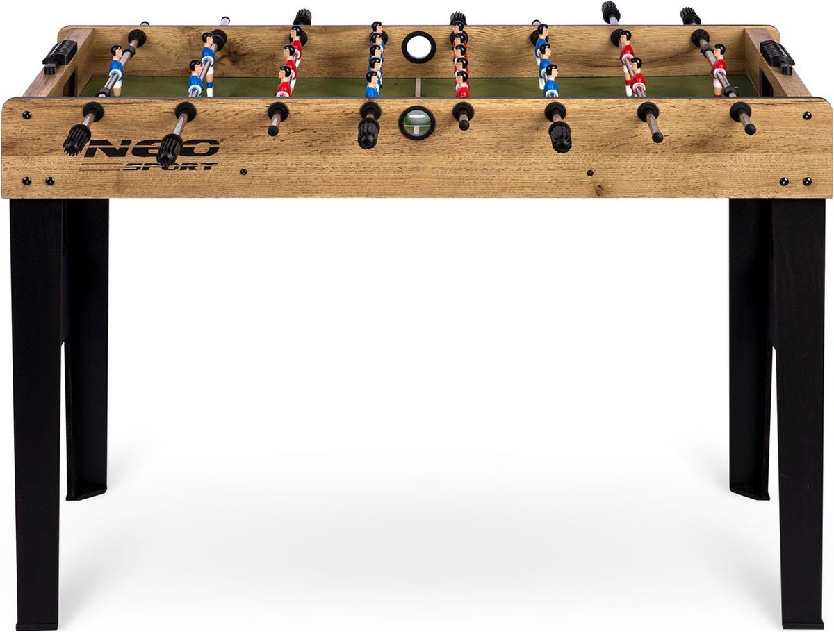 Neosport tafelvoetbaltafel - 118x61x79cm - NS-805 - hout