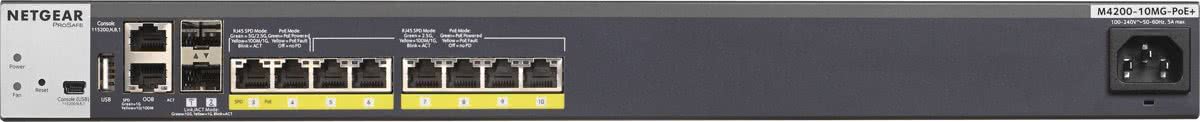 Netgear M4200-10MG-PoE-Plus- Switch