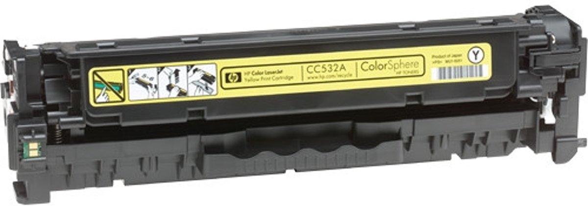 HP CC532A toner, yellow