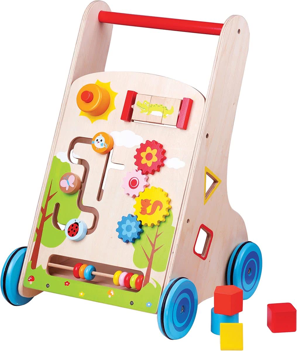 Lelin Toys - Activiteiten Duw en Loopwagen 7-in-1