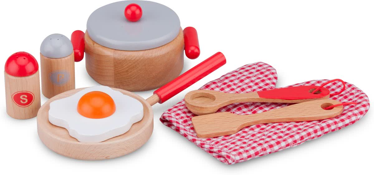 New Classic Toys - Kookset - Bon Appetit - Rood