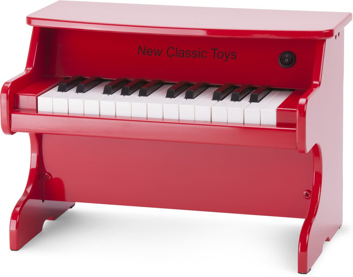 New Classic Toys - Speelgoed Elektronische Piano - Rood - 25 Toetsen