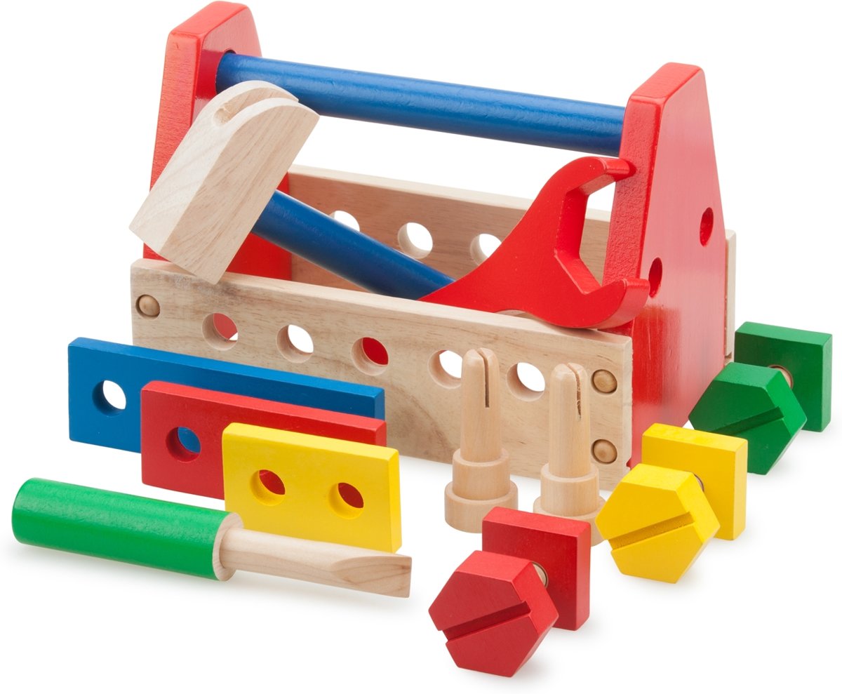 New Classic Toys - Speelgoed Gereedschapskist - 14 onderdelen