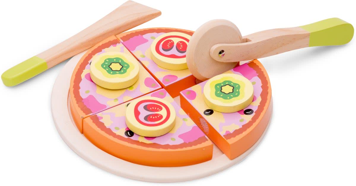 New Classic Toys - Speelgoed Snijset - Pizza 