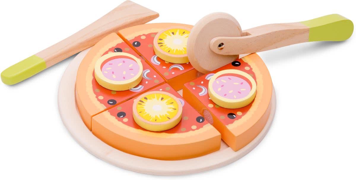 New Classic Toys - Speelgoed Snijset - Pizza 