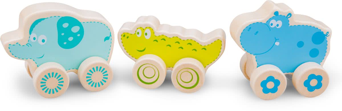 New Classic Toys - Wheelie Safari Animals