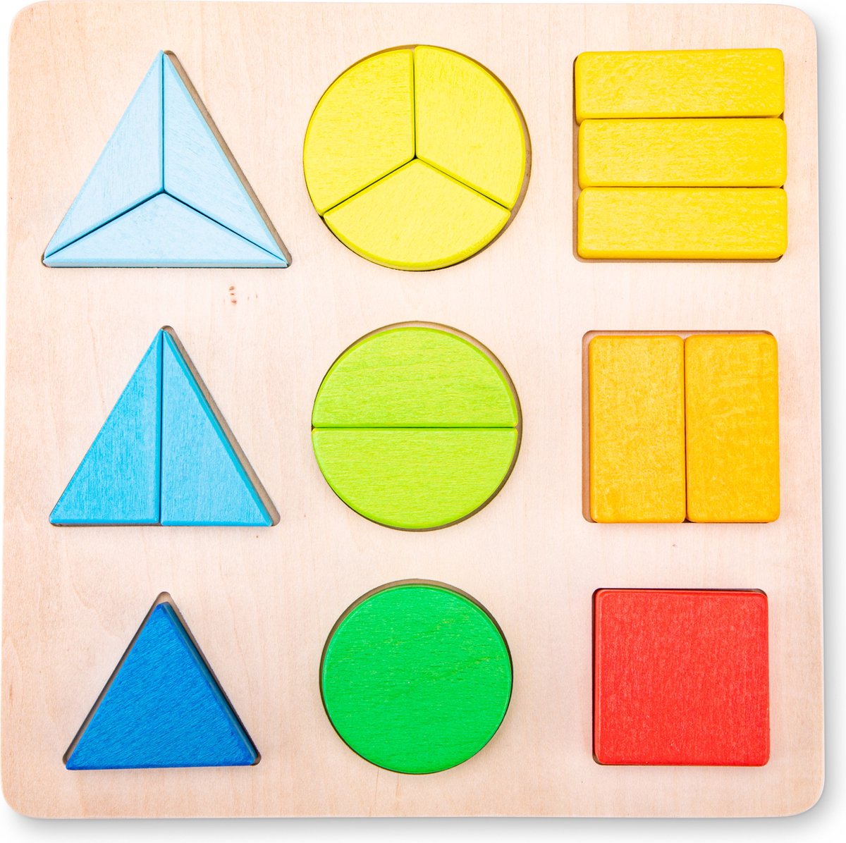 New Classic Toys Houten Geometrische Vormenpuzzel