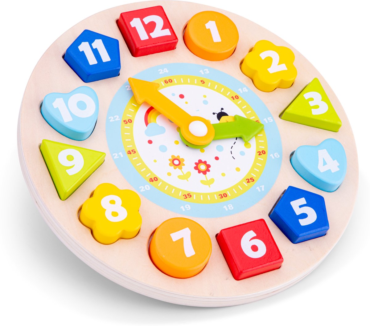   Houten   - Leer nu alle tijden op de klok